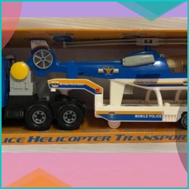 Daesung Toys Police Helicopter Transporter 07D35Z4 Ready to checkout