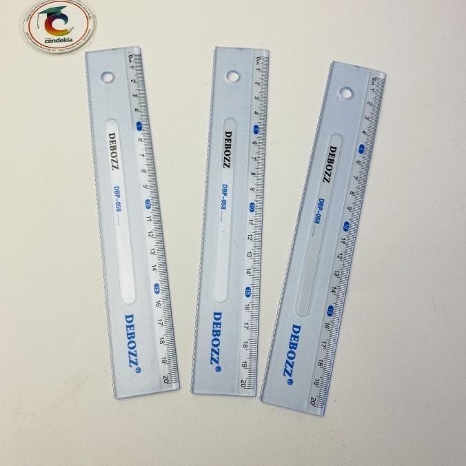 

{{{{}}] Penggaris DEBOZZ DBP-0758 20cm