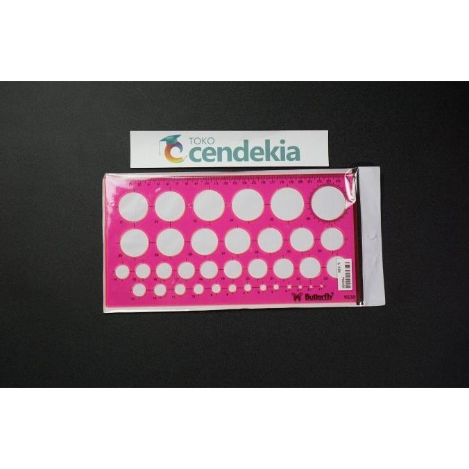 

:>:>:>:>] Penggaris mall bentuk Butterfly BT-9550