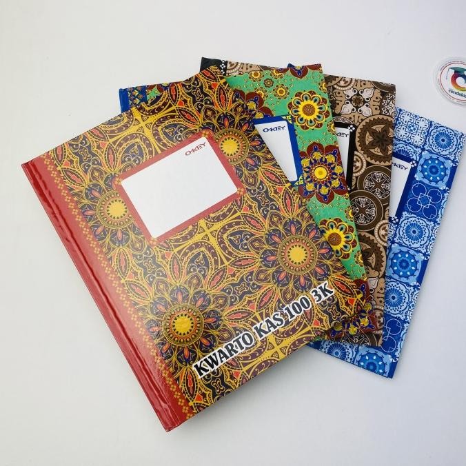 

=====] Buku Kwarto Kas 3K OKEY 100 Lembar Hard Cover
