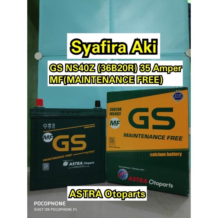 Aki Mobil Toyota Avanza,Rush,Diahatsu Terios Suzuki Carry Gs Astra Ns40Z 35 Amper