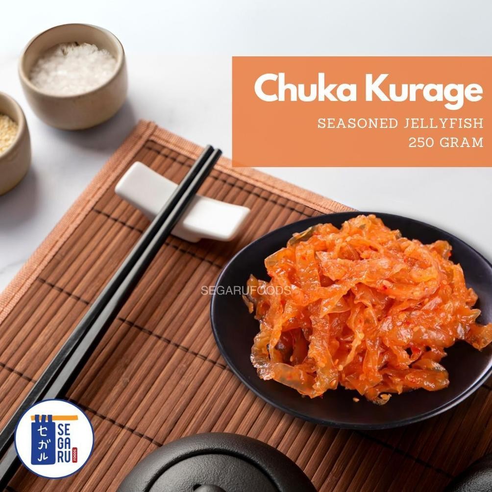 

Chuka Kurage | Seasoned Jelly Fish | Ubur-Ubur Halal MUI 250 Gram