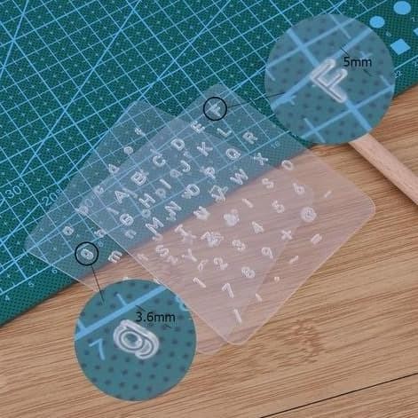 

Promo Letter Number Leather Stamper Set - Alat Cetak Huruf Bahan Kulit COD