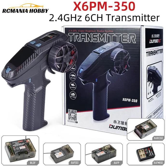 Grosir Remot Remote Dumbo Dumborc Rc X6Pm-350 2.4G 6Ch Transmitter