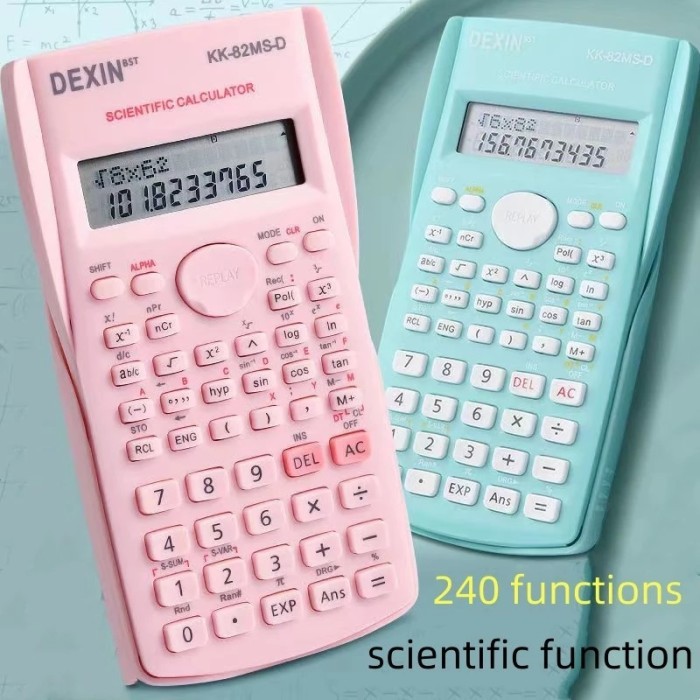 

Kalkulator Scientific / Kalkulator Ilmiah 240 Fungsi Sains Calculator SinCosTan Stationary Sekolah