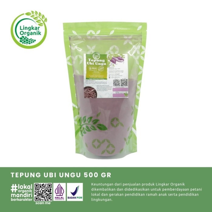 

TERLARIS! Tepung Ubi Ungu Lingkar Organik- Gluten Free