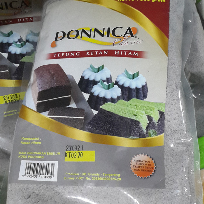 

Tepung Ketan Hitam Donnica 500 gr / gram