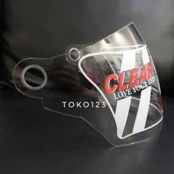 promo Kaca helm CLEAR untuk helm JPX Supreme / JPX Z Blast / JPR