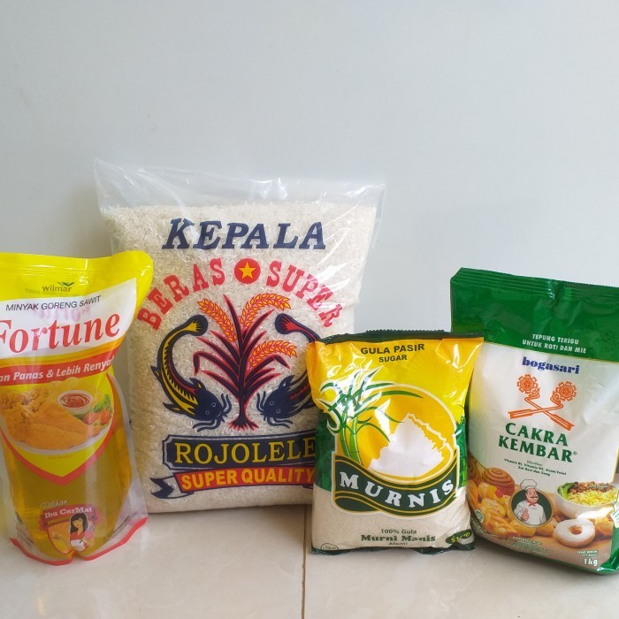 

Paket Sembako Beras Gula Tepung (Via Gojek) Gercep