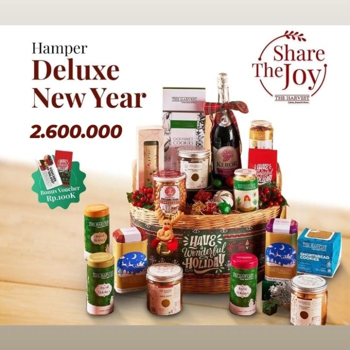 

The Harvest - Deluxe New Year Natal Parcel Christmas Hampers Box 2024 Murah