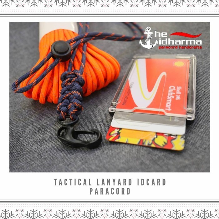 

Lanyard Id Card Holder Clip Metal 4 Kartu Tactical New