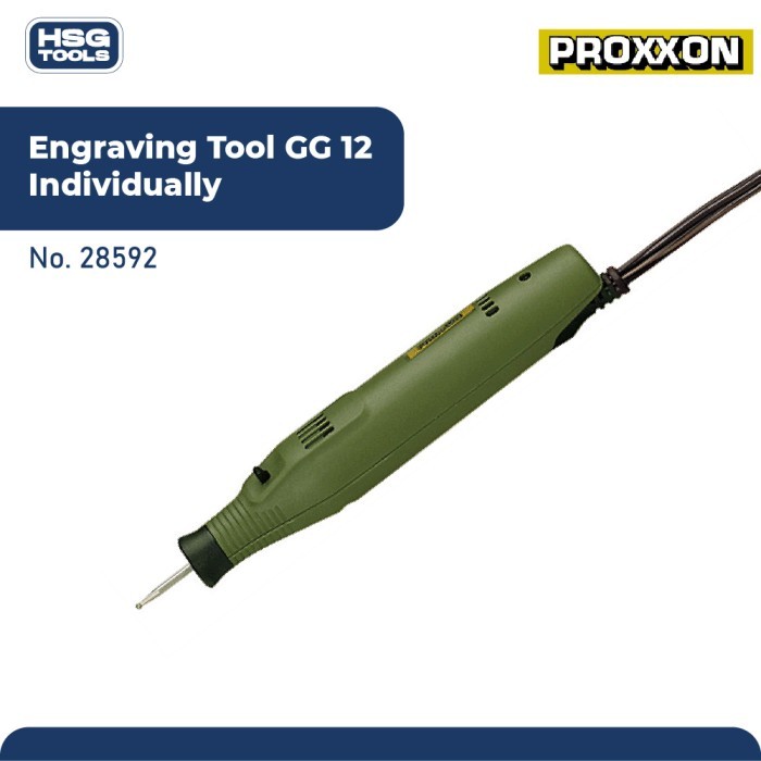 

TERLARIS! PROXXON 28592 ALAT UKIR GRAVIR ELEKTRIK ENGRAVING TOOL GG12 UNIT 12V