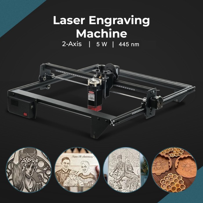 

DIY Laser Engraver Machine Laser Cutter 5W LaserHead LC4040 PRO Aibecy