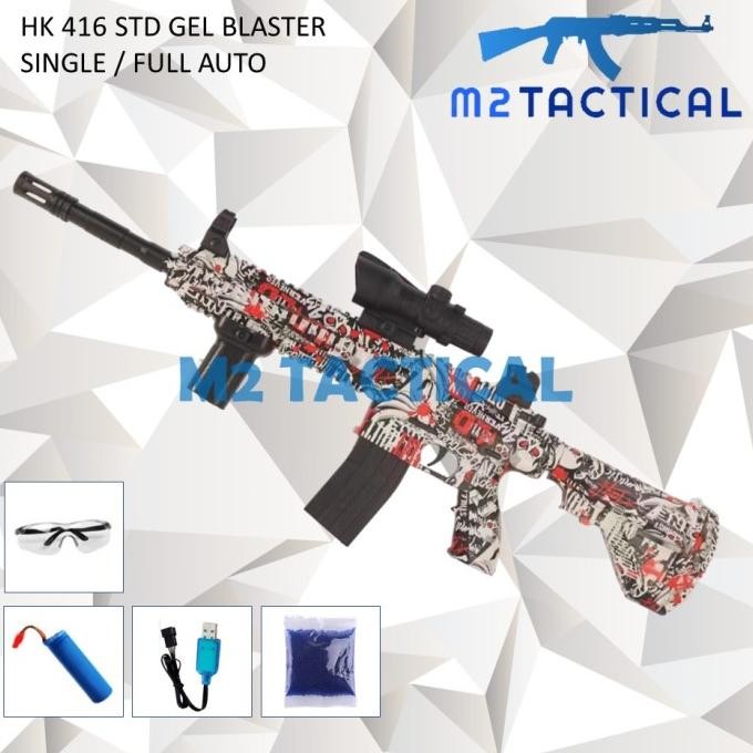 Mainan WGB Water Gel Blaster M416 / HK416 STD Lehui Kids Version WGG Terlaris