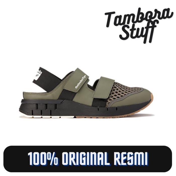 Sandal Onitsuka Tiger Rebilac Sandal Olive Green Original