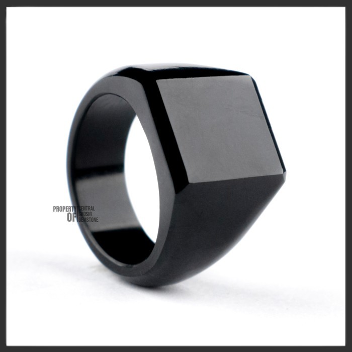 Terbaru Cincin Exclusive Batu Giok Hitam Black Jade Original