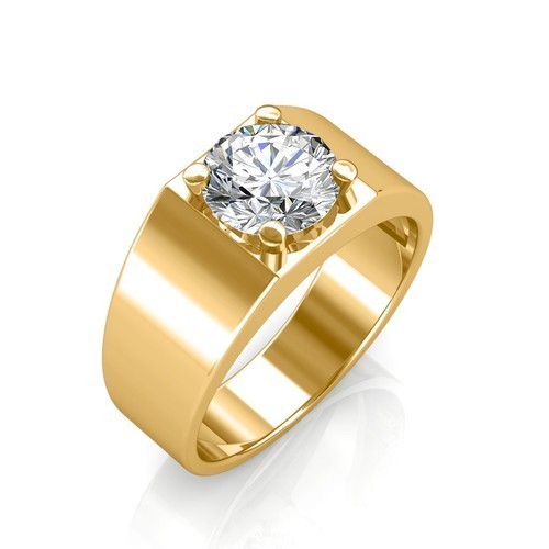 Termurah 1901 Jewelry Cincin Pria Berlian Swarovski Lapis Emas