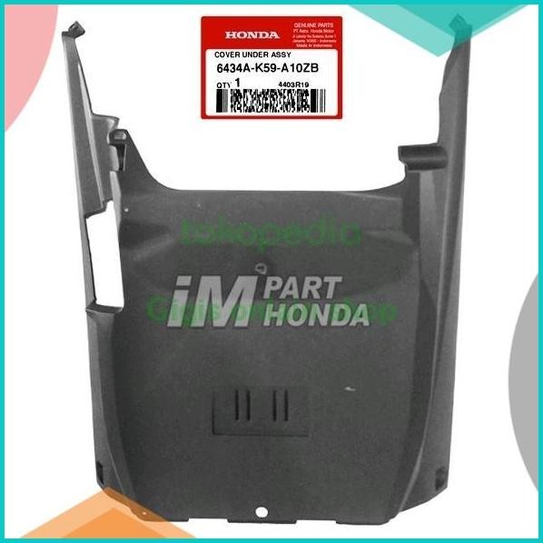 Dek dasbor bawah kolong atau cover lumpur Honda Vario 125 150 Led Ori