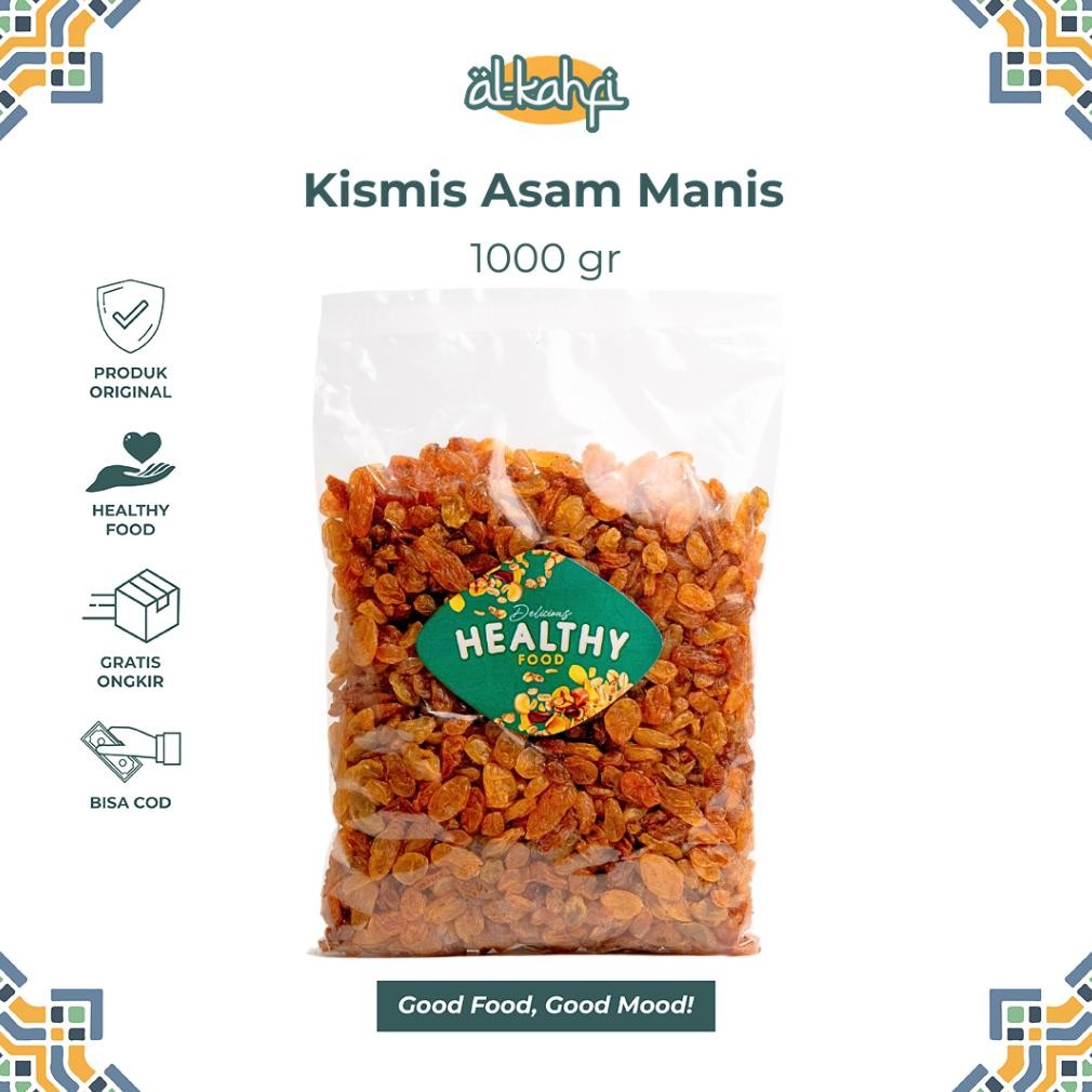 

Kismis Asam Manis Raisin 1 Kg | Kismis Golden Raisin Oleh Oleh Haji Umroh