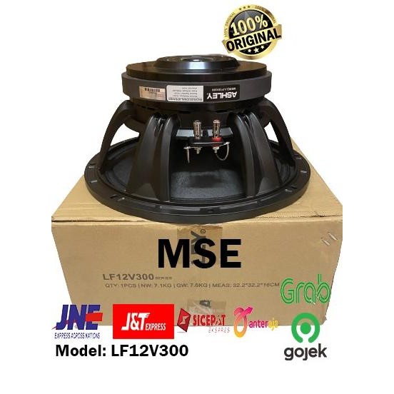 SPEAKER KOMPONEN WOOFER 12 INCH ASHLEY LF12V300 ORIGINAL Terlaris