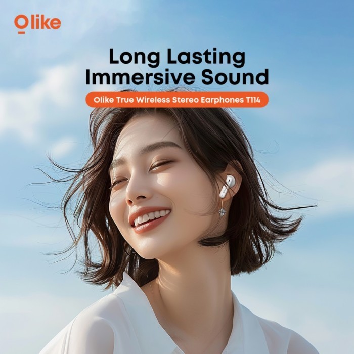 OLIKE TWS T114 True Wireless Earphone Earphone Headset Bluetooth Bass