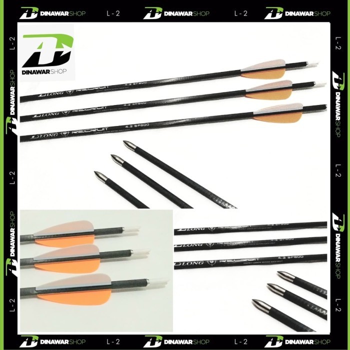 Anak Panah / Arrow Carbon Outdoor Elong Recruit Spine 800