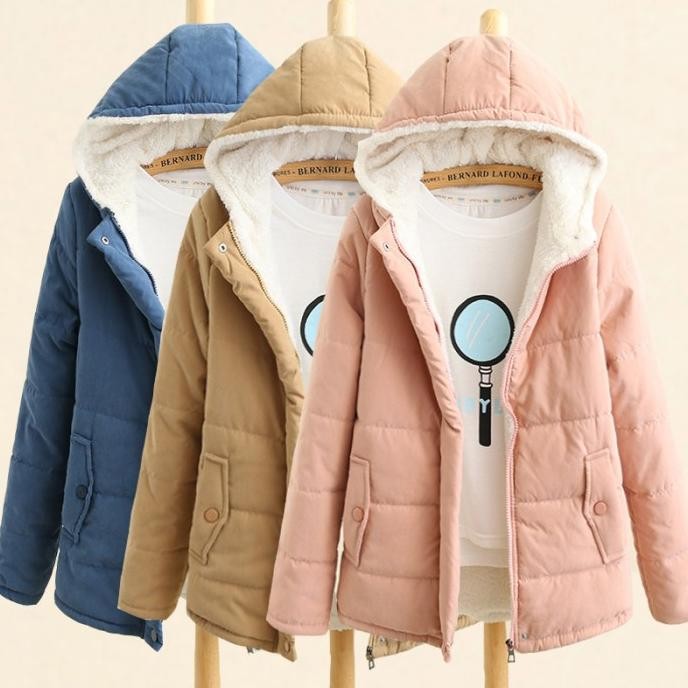 Jaket Winter Wanita Import | Mantel Cewek | Jaket Korea Terlaris cs