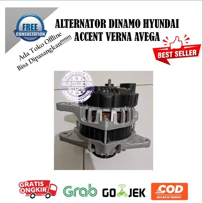 Alternator Dinamo Accent Verna Avega Altenator Dinamo Chase Hyundai Accent Verna Avega