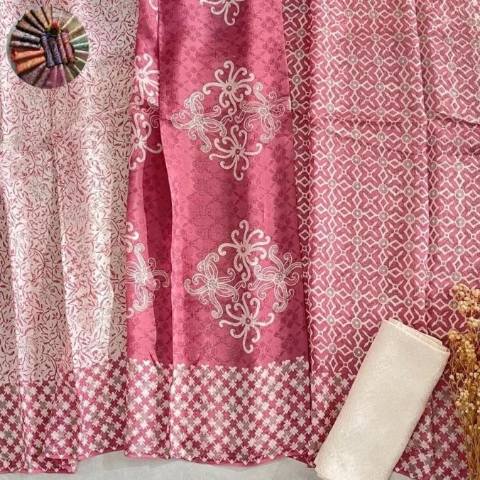 kain batik semi sutra 3d trusmi cirebon viscose ZAK