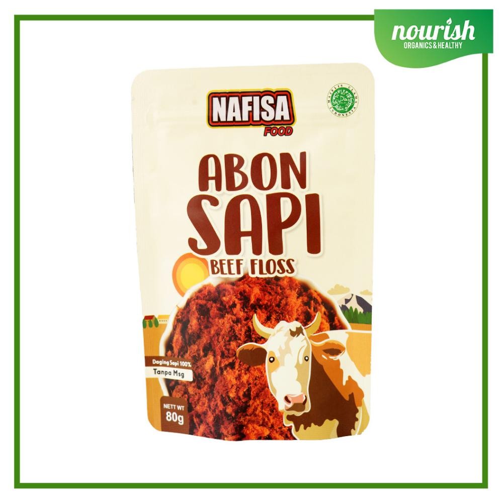 

Nafisa, Abon Sapi 100gr non MSG, Halal