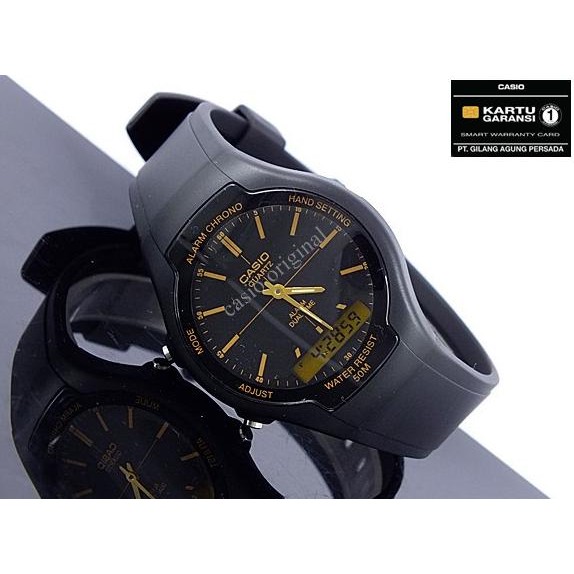 Jam Tangan Pria / Wanita CASIO AW 90H AW-90H AW-90H-2 Original RESMI Terlaris