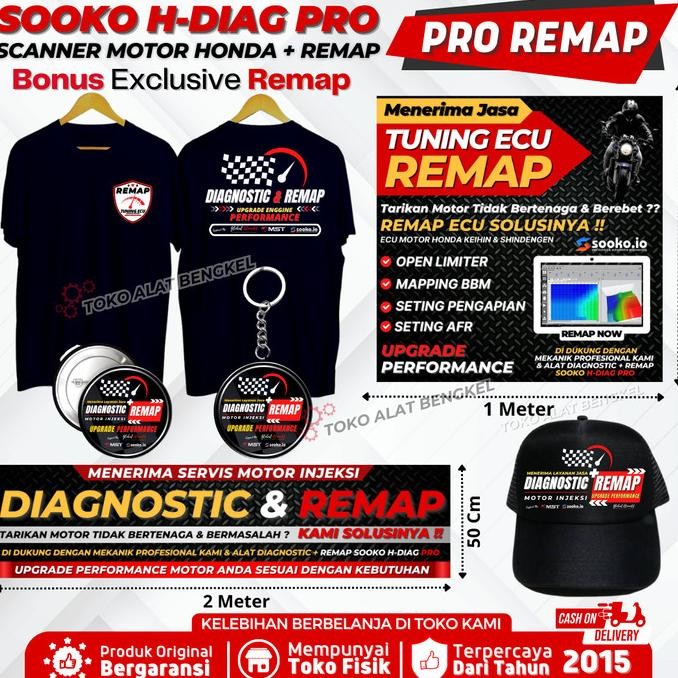 Hdiag Pro Alat Remap Flash ECU ECM Standar + Scanner Motor Honda Sooko [terbaik]