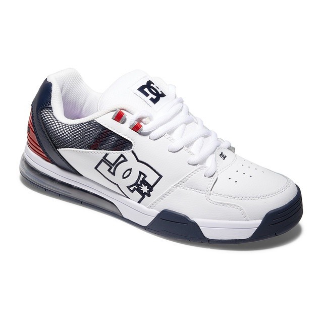 DC Shoes Men Versatile Shoes White/Red/Blue ADYS100669