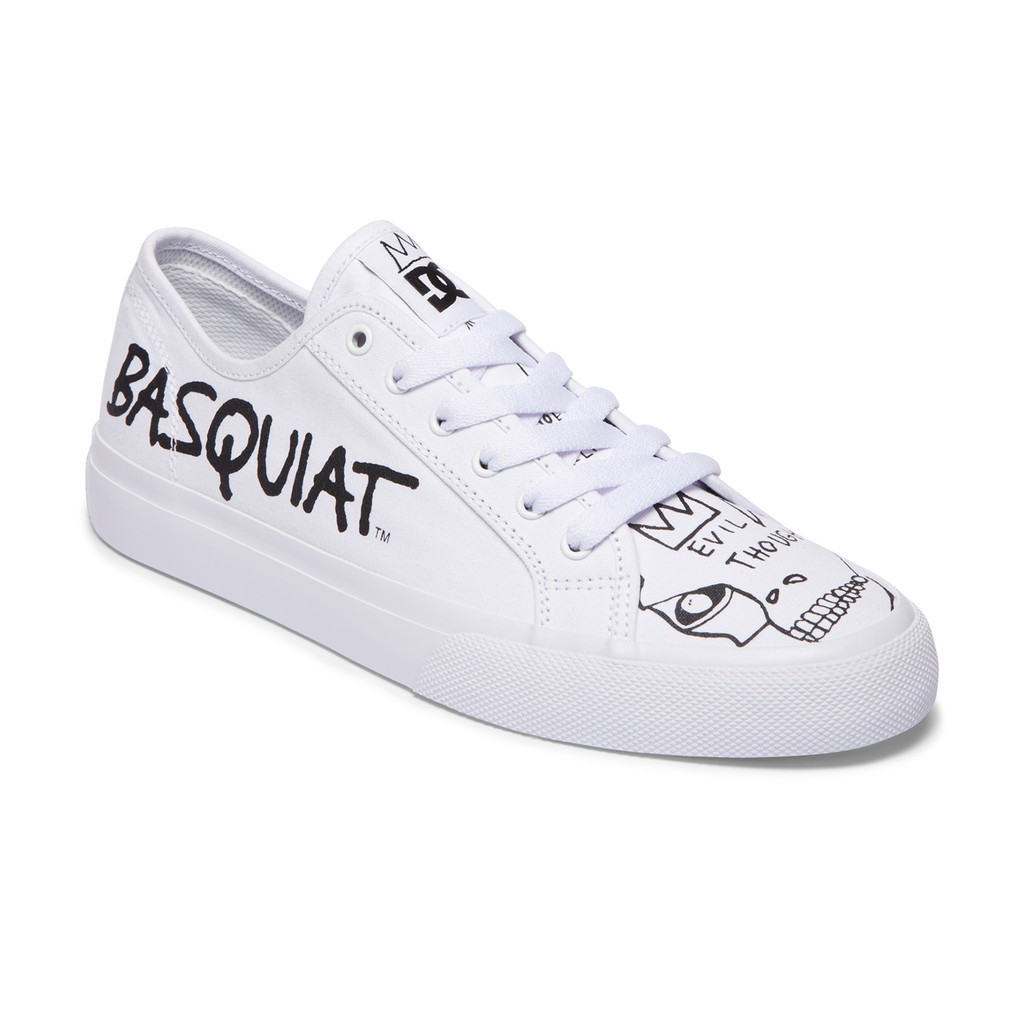 DC x Jean-Michel Basquiat Vulcanized Shoe Basq Manual (WBI) White/Black/White ADYS300688