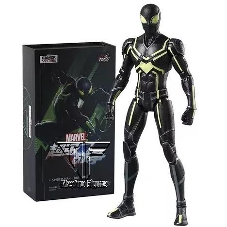 ZD TOYS GAMEVERSE SPIDER-MAN BLACK STEALTH ZD TOYS ORIGINAL FIGURE SPIDERMAN (BIG TIME) 2401T
