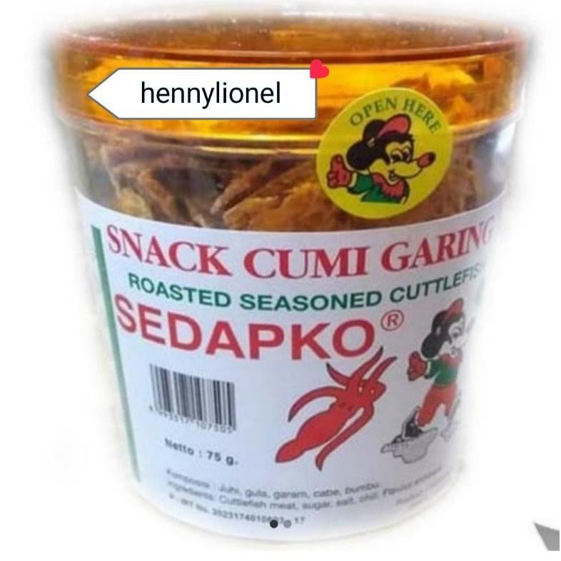 

Abon Juhi Garing Sedapko/Dendeng cumi Garing/ Roasted Fish Fried 75gr