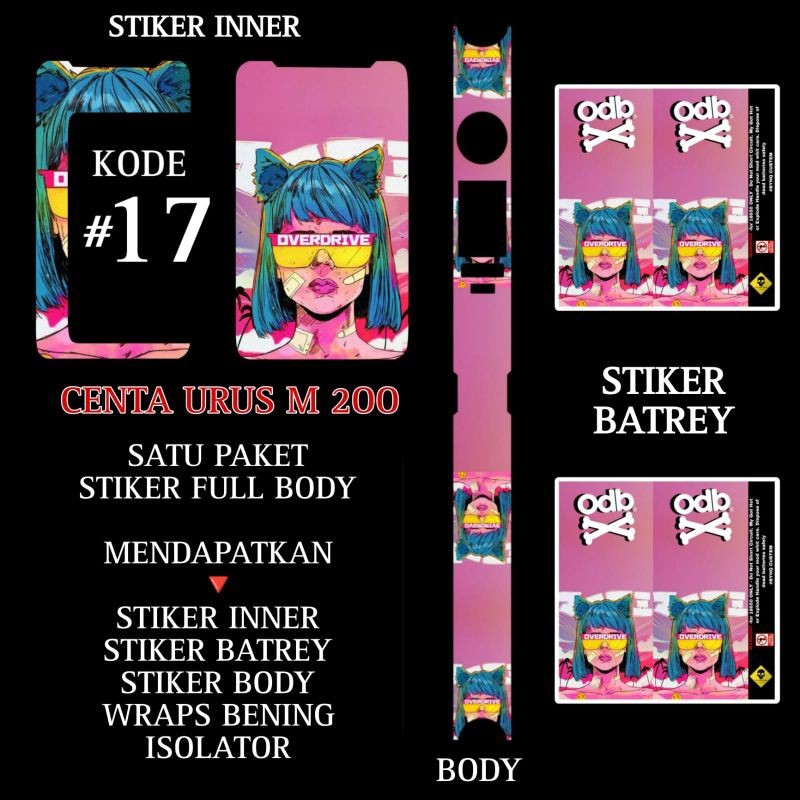 

*PromoTerjangkau* Stiker Vnil M200 Garskin Wrap Premium / X Casing Case COD