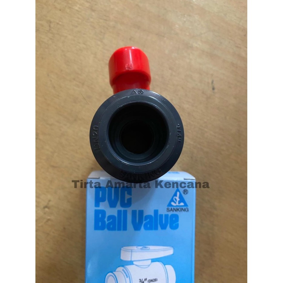 BALL VALVE PVC SANKING 3/4 / Stop Kran 3/4 Inch