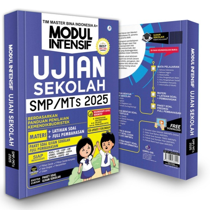 

BUKU BAHAS TUNTAS LATIHAN SOAL UJIAN SEKOLAH SMP KELAS 9 TAHUN 2024