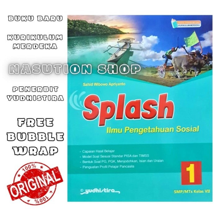 

Buku Splash Kelas 1 / 7 VII SMP/MTs Yudhistira Kurikulum Merdeka ORI