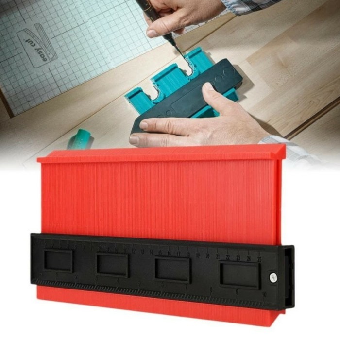 

Contour Duplicator 10" / Penggaris Pengukur Keramik 30 Cm / Copy Ruler
