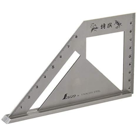 

PROMO! Penggaris Busur Siku 62081 SHINWA Mitre Square 163 x 15 x 5 Standard
