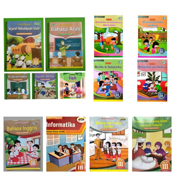 

Ori !! paket satu tahun buku modul pengayaan/LKS tematik k13 kelas 3