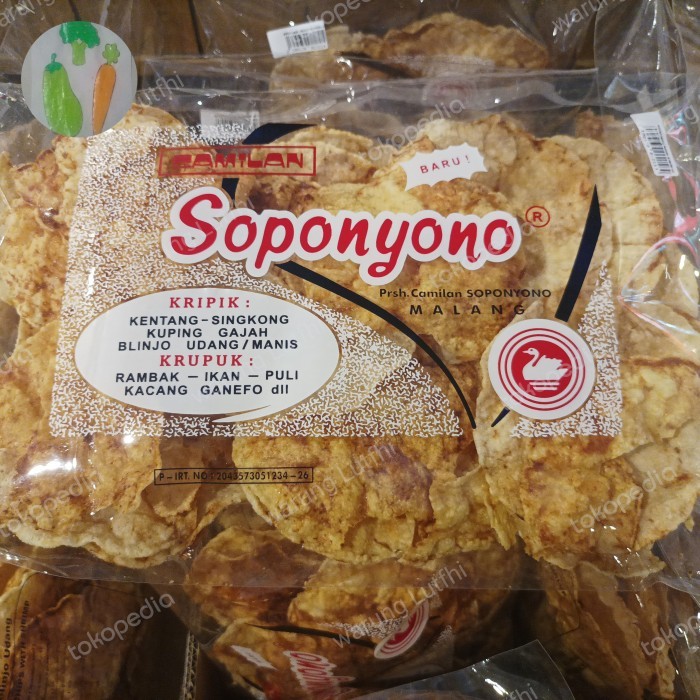 

Soponyono Belinjo Udang Manis 190gr