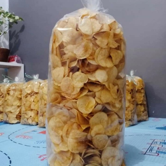 

TERBARU! Keripik Kentang Rasa Mentega Madu Asli Garut Curah Kiloan 1Kg