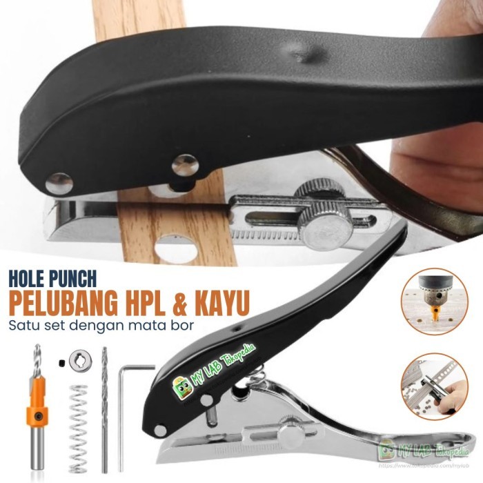 

TERBARU! Alat Pelubang Pisau Cutter HPL Tang Hole Punch Penutup Lubang Skrup