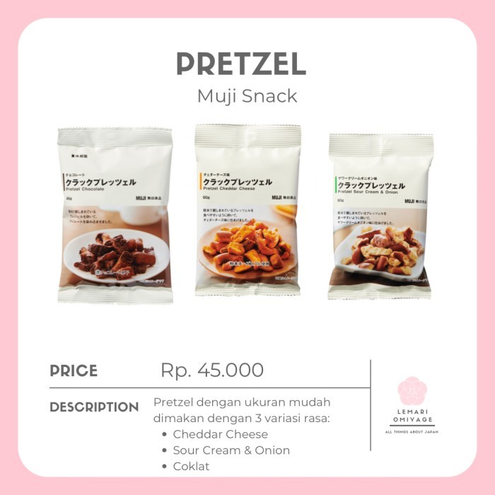 

PROMO! Preztel snack muji