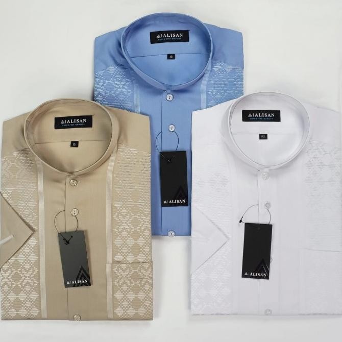 alisan baju koko pendek Reguler fit Terlaris