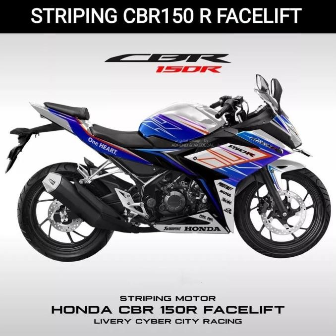 DECAL STIKER CBR150R FACELIFT STRIPING MOTOR HONDA CBR 150R K45G K45N