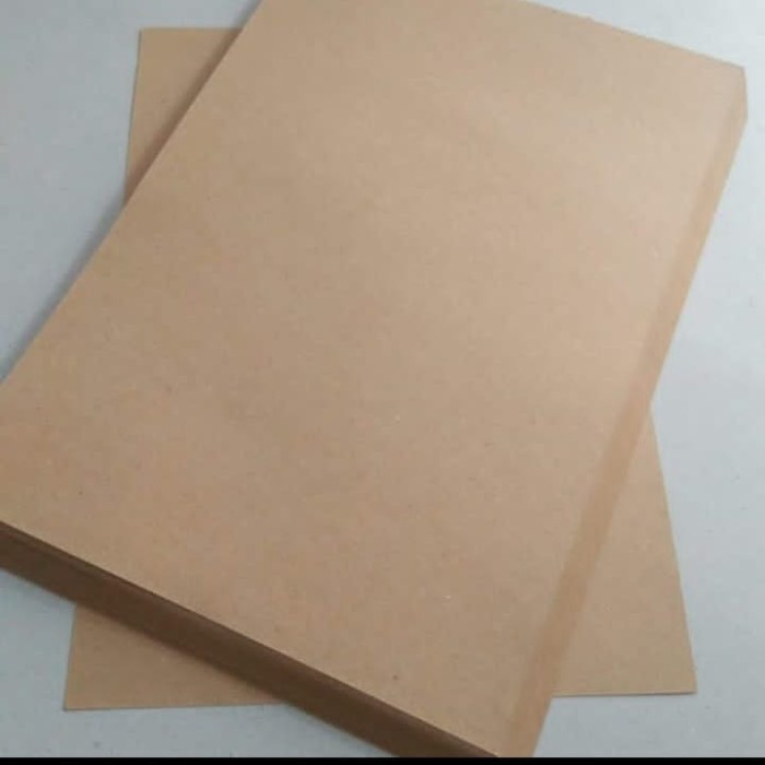 

Kertas Kraft liner 290 gr ukuran plano 80 cm x 115 cm isi 100 lembar